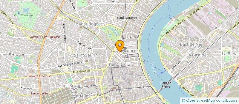 localisation de l'entreprise SC DE LA BORDE PASSETTE  BORDEAUX