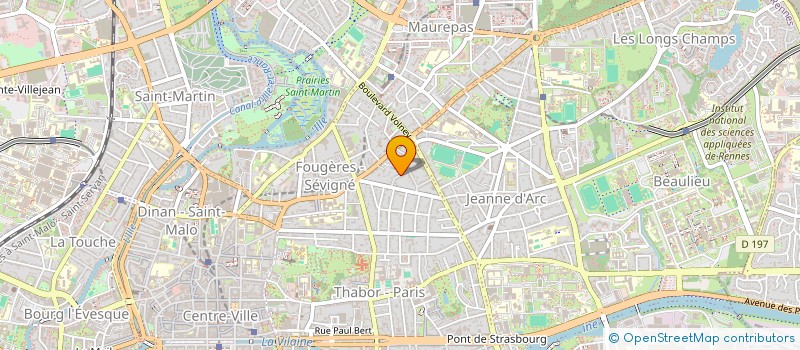 localisation de l'entreprise SC DE LA CAILLEBOTTE  RENNES