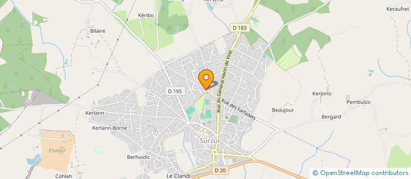 localisation de l'entreprise SC DE LA CASE  SURZUR