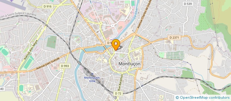 localisation de l'entreprise SC DE LA CHANCE à MONTLUCON