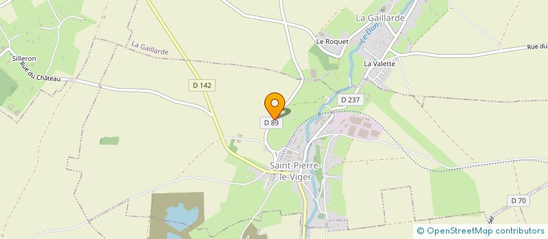 localisation de l'entreprise SC DE LA CROIX D'AN  SAINT-PIERRE-LE-VIGER