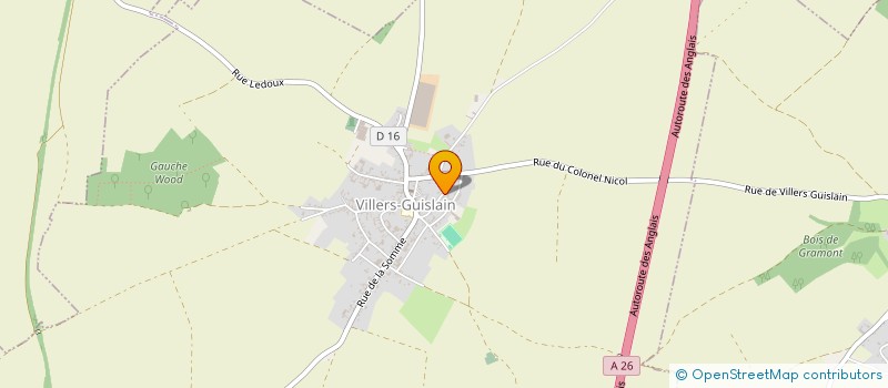 localisation de l'entreprise SC DE LA DIJONNIERE  VILLERS-GUISLAIN