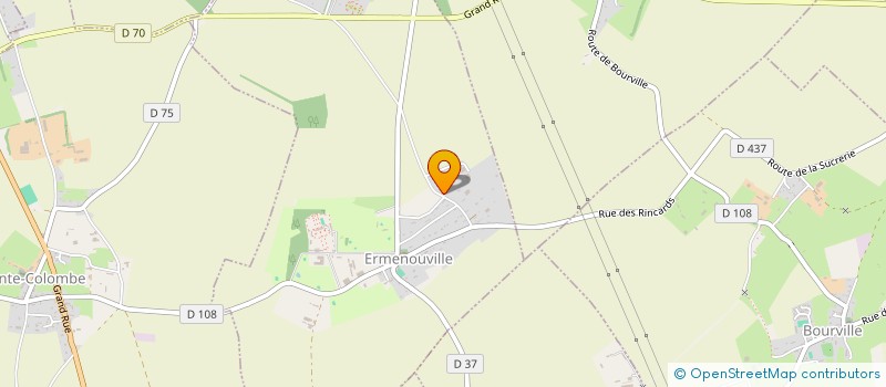 localisation de l'entreprise SC DE LA FERME A PANS DE BOIS  ERMENOUVILLE