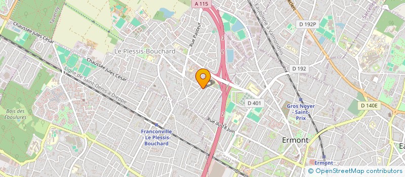 localisation de l'entreprise SC DE LA FONTAINE à LE PLESSIS-BOUCHARD