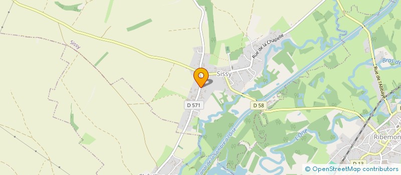 localisation de l'entreprise SC DE LA FOSSE A TAVERNE  SISSY