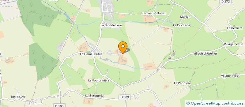 localisation de l'entreprise SC DE LA GAILLARDIERE  SAINT-JEAN-DES-CHAMPS