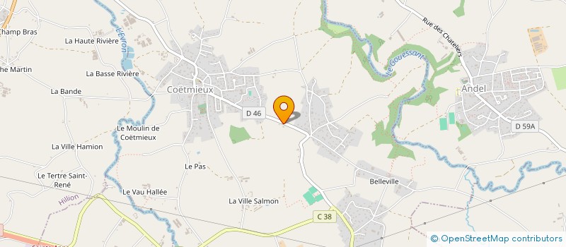 localisation de l'entreprise SC DE LA GLANERIE à COETMIEUX