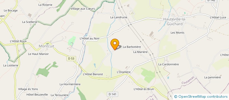 localisation de l'entreprise SC DE LA MARIERE  HAUTEVILLE-LA-GUICHARD