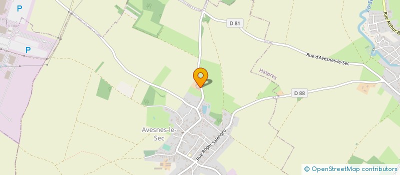 localisation de l'entreprise SC DE LA MORQUENNE à AVESNES-LE-SEC