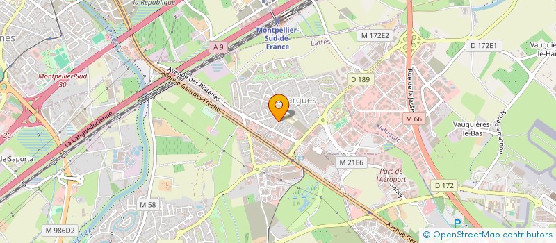 localisation de l'entreprise SC DE LA MURAILLETTE à LATTES