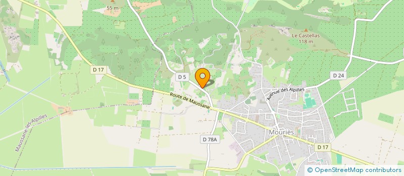 localisation de l'entreprise SC DE LA NOUVELLE ENERGIE  MOURIES