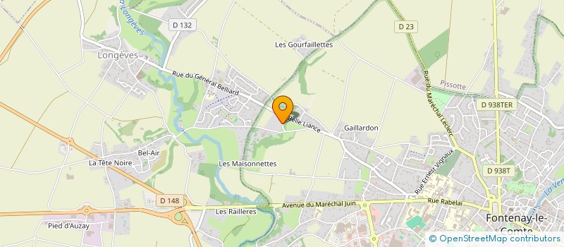 localisation de l'entreprise SC DE LA PALIOTTERIE à FONTENAY-LE-COMTE