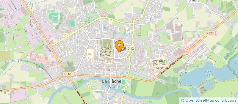 localisation de l'entreprise SC DE LA PERDRIERE  LA FLECHE