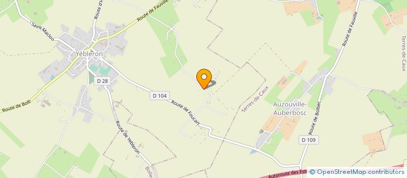 localisation de l'entreprise SC DE LA PLAINE  YEBLERON