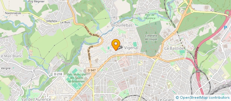 localisation de l'entreprise SC DE LA REPUBLIQUE à LIMOGES
