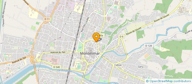 localisation de l'entreprise SC DE LA ROSERAIE  MONTELIMAR