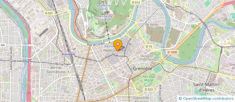 localisation de l'entreprise SC DE LA RUE DU PALAIS  GRENOBLE