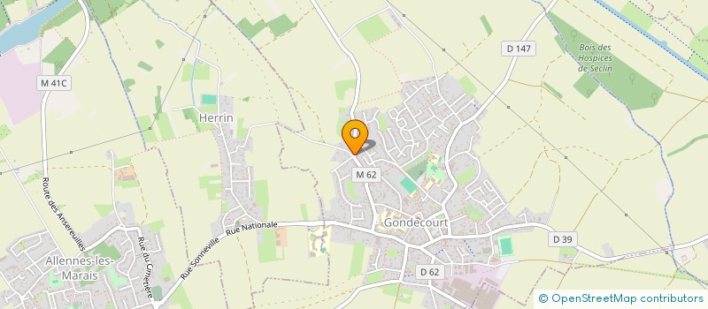 localisation de l'entreprise SC DE QUENTOVIC  GONDECOURT