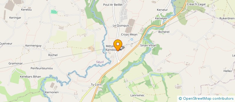 localisation de l'entreprise SC DE RAMBLOUCH  PLOUGOULM