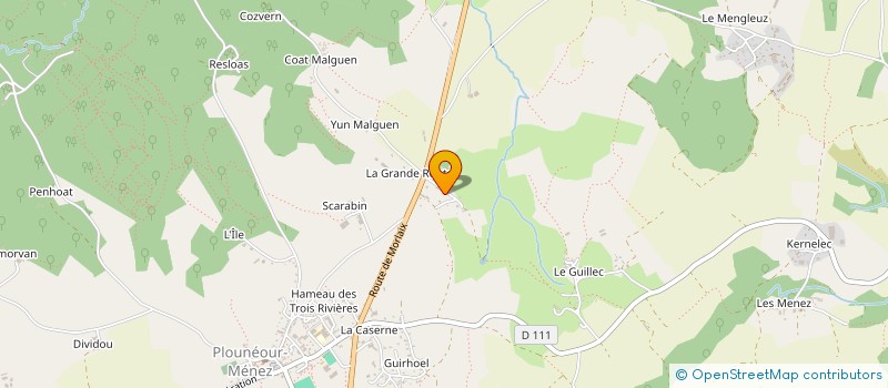 localisation de l'entreprise SC DE ROZ  PLOUNEOUR-MENEZ