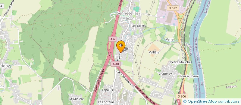 localisation de l'entreprise SC DE SOUSA INVESTISSEMENT à MACON