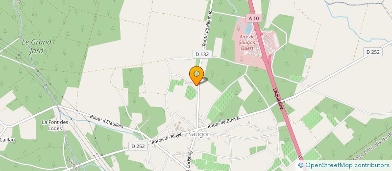 localisation de l'entreprise SC DEBAZLLE  SAUGON