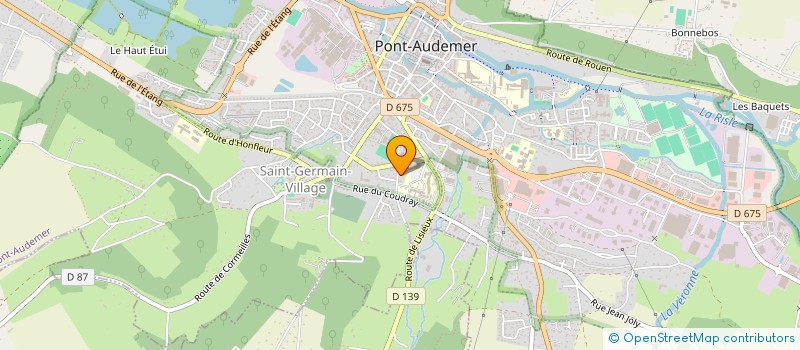 localisation de l'entreprise SC DEGLATIGNY DE LA POMONE à PONT-AUDEMER