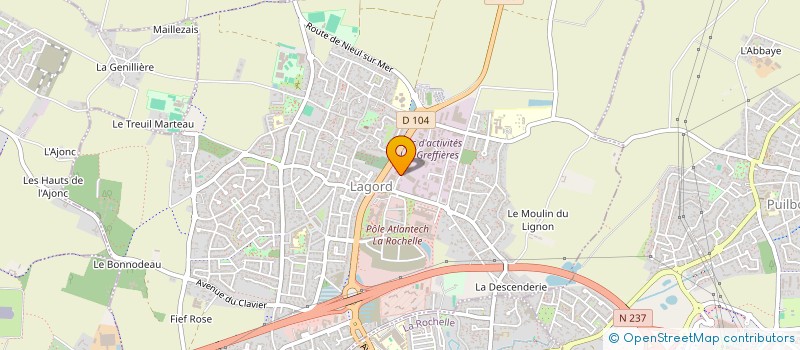 localisation de l'entreprise SC DELAJADE BIS  LAGORD