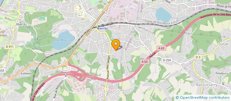 localisation de l'entreprise SC DELCY à BIARRITZ