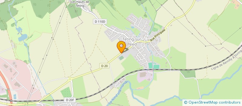 localisation de l'entreprise SC DELFRI  TETING-SUR-NIED