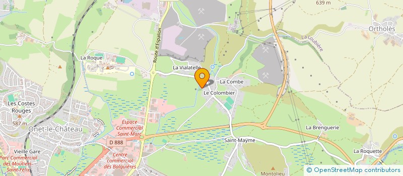 localisation de l'entreprise SC DELONCA  ONET-LE-CHATEAU