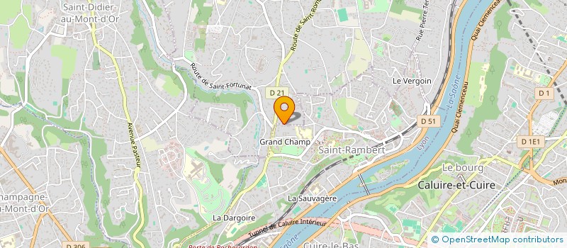 localisation de l'entreprise SC DELPHI  SAINT-CYR-AU-MONT-D'OR