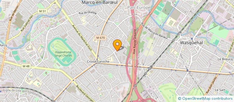 localisation de l'entreprise SC DENT LES FLANDRES à MARCQ-EN-BARŒUL