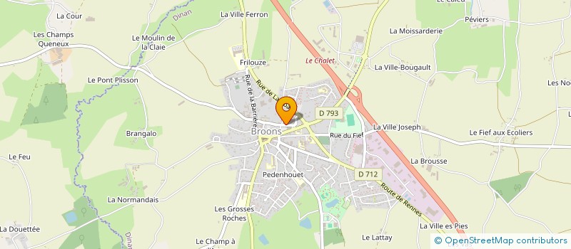 localisation de l'entreprise SC DENTARMOR  BROONS