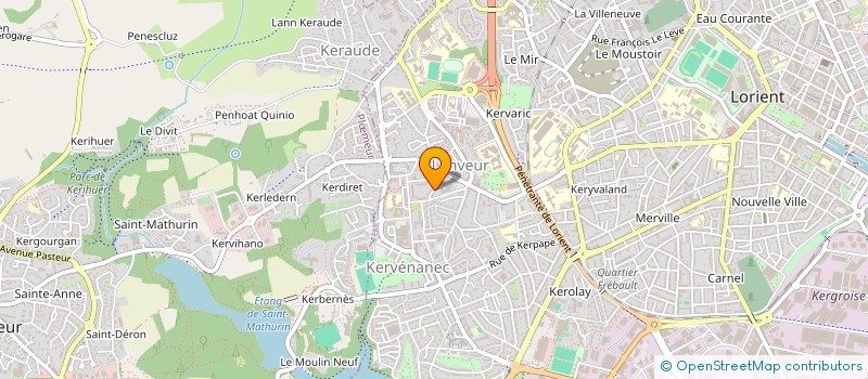 localisation de l'entreprise SC DES 2 CHENES  LORIENT