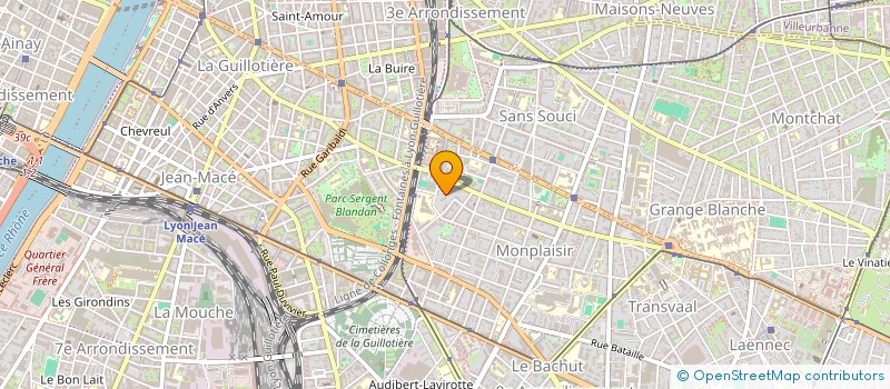 localisation de l'entreprise SC DES 5 FAMILLES  LYON