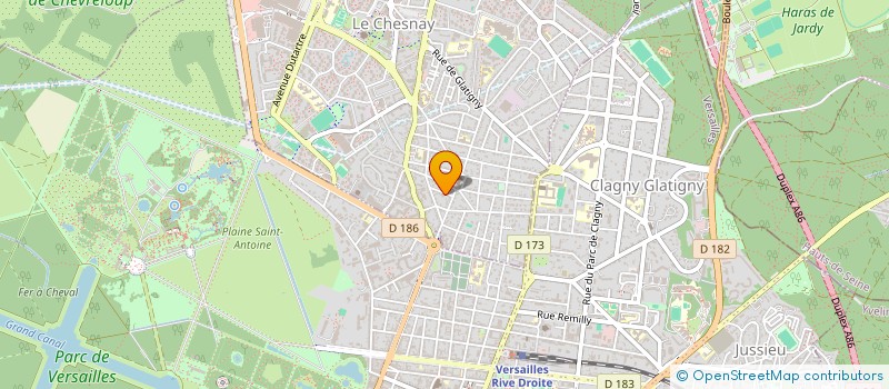 localisation de l'entreprise SC DES 5 GRIZZLY  LE CHESNAY-ROCQUENCOURT