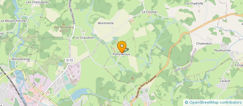 localisation de l'entreprise SC DES CASSEROLIERS à SAINT-AGNANT-DE-VERSILLAT