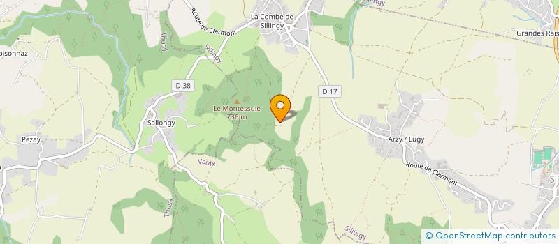 localisation de l'entreprise SC DES CHARMEES  SILLINGY