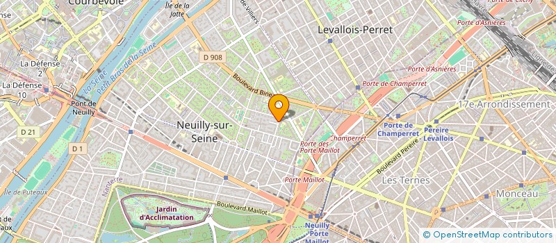 localisation de l'entreprise SC DES DAMES à NEUILLY-SUR-SEINE