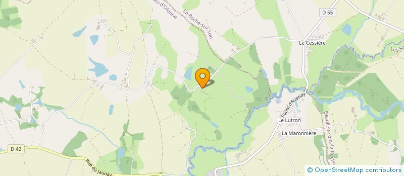 localisation de l'entreprise SC DES ERGIES  LA CHAPELLE-HERMIER