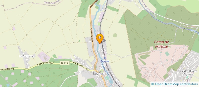 localisation de l'entreprise SC DES ETANGS DE GUIPERREUX à BEYNES