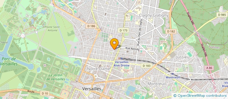 localisation de l'entreprise SC DES ETOCS à VERSAILLES