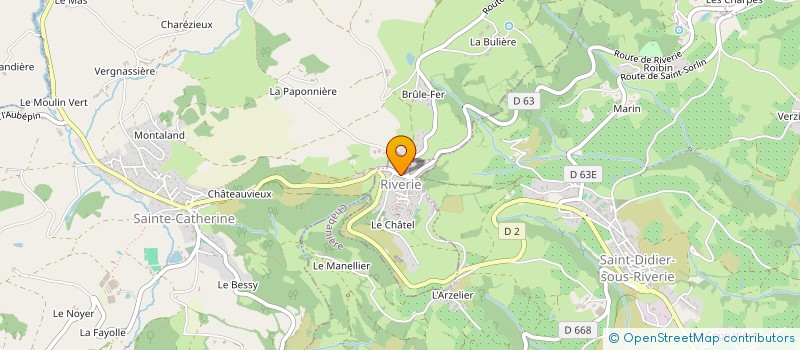 localisation de l'entreprise SC DES FARGES  RIVERIE