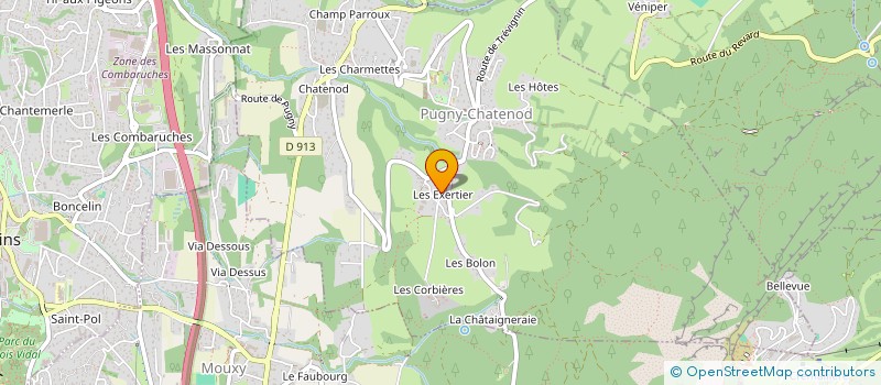 localisation de l'entreprise SC DES LILAS 17 13  GRESY-SUR-AIX