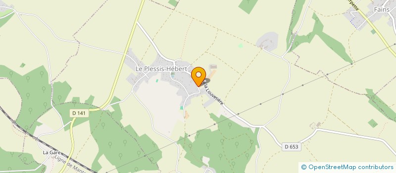 localisation de l'entreprise SC DES MALIS  LE PLESSIS-HEBERT