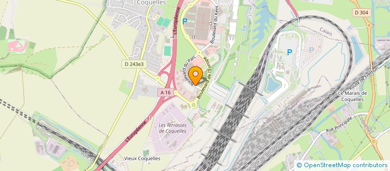 localisation de l'entreprise SC DES MEMBRES DE LA DIRECTION DU GROUPE HABITAT HAUTS DE FRANCE  COQUELLES