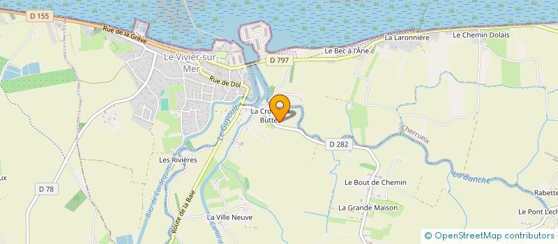 localisation de l'entreprise SC DES MOULIERES DE CHAUSEY à MONT-DOL