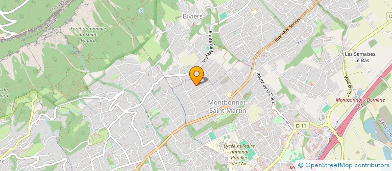 localisation de l'entreprise SC DES OISEAUX  MONTBONNOT-SAINT-MARTIN