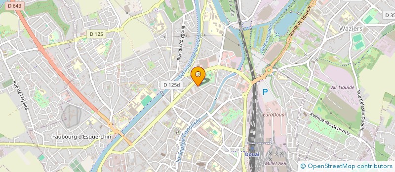 localisation de l'entreprise SC DES PEUPLIERS DE LA TOUR à DOUAI